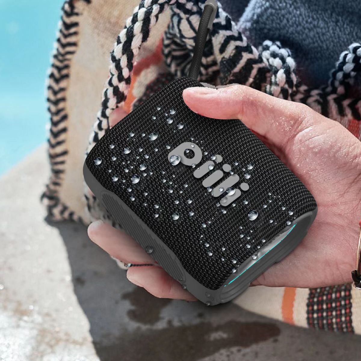 Piili Pool Bluetooth Speaker , IPX7 Su Geçirmez - Görsel 3