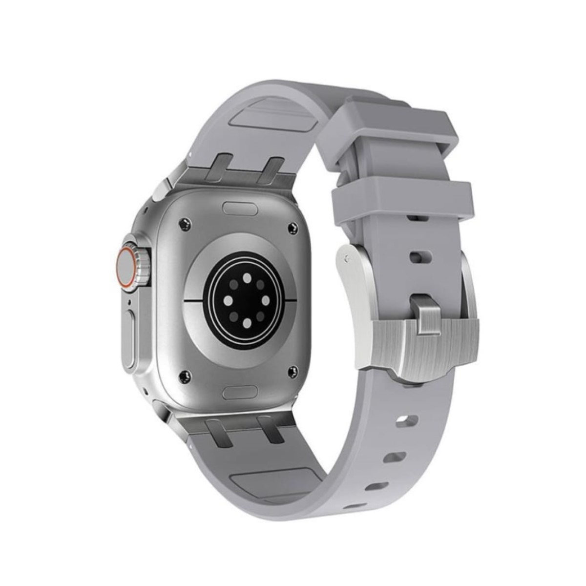 Piili Apple Watch 42-44-45-49 mm Atlas Band Gri - Görsel 2