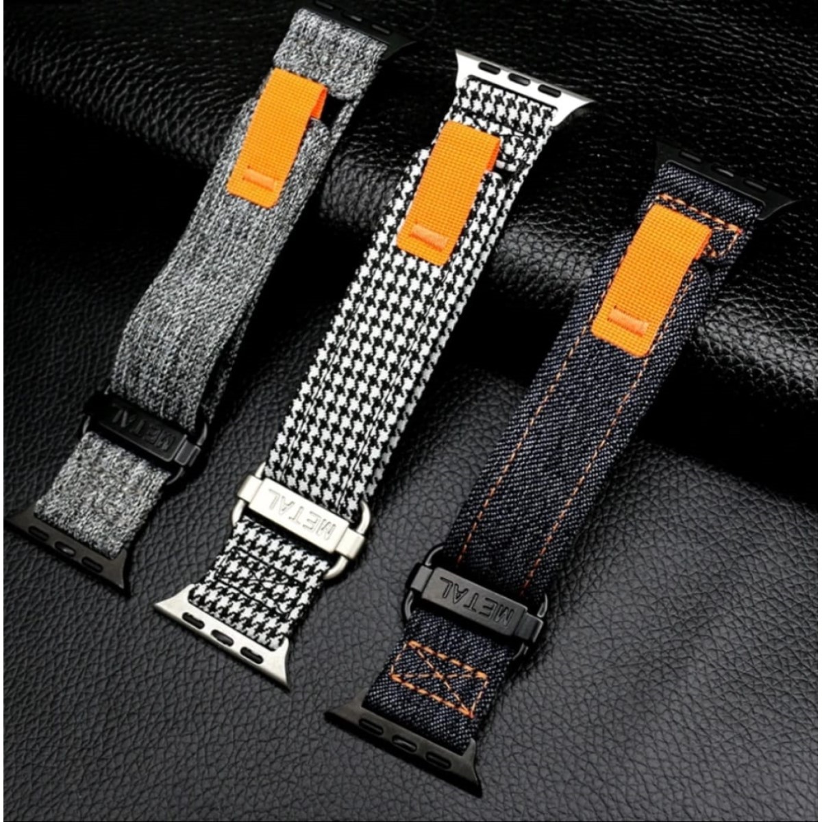 Piili Apple Watch 42-44-45-49 mm Urban Band Siyah - Görsel 2