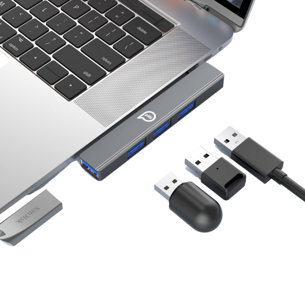 Piili 4 in 1 Usb 2.0 Çoğaltıcı Adaptör Jt Hub109 - Görsel 2