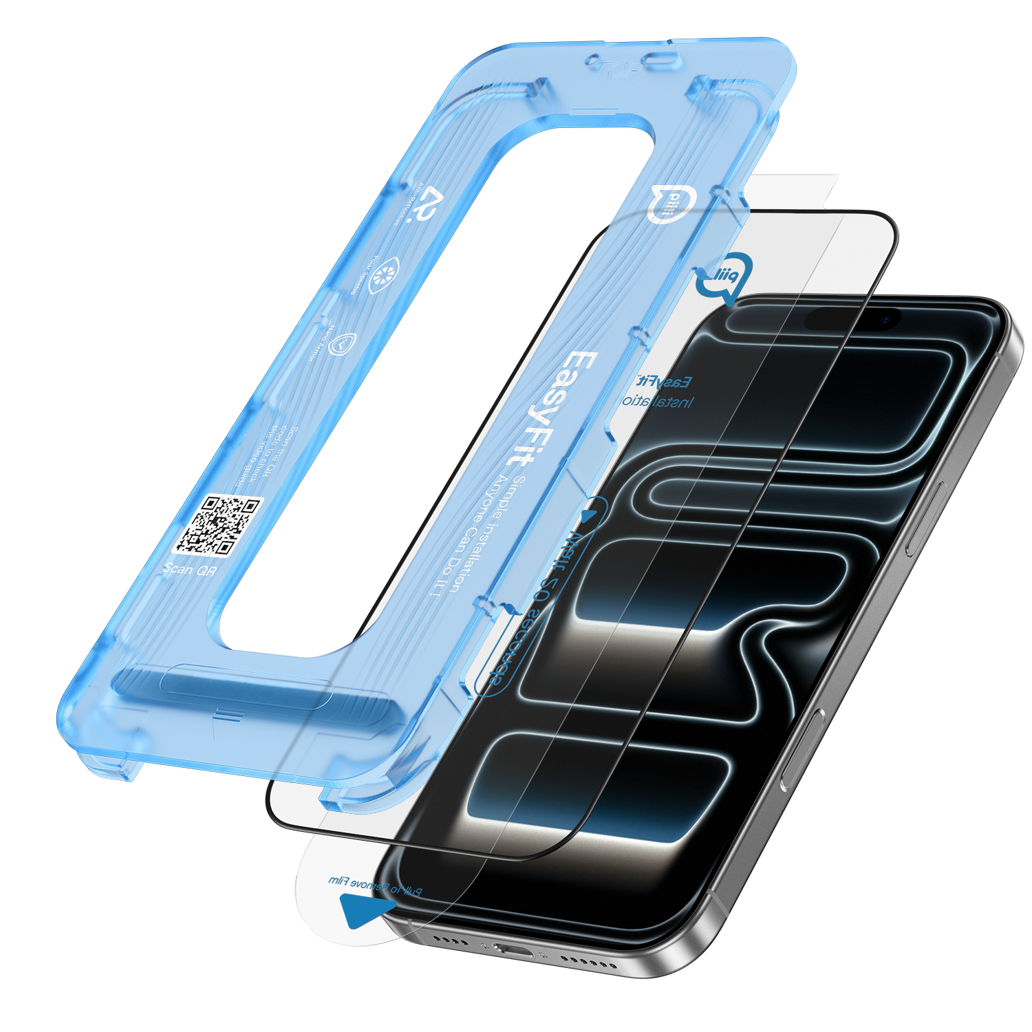 CorningGlass AR SnapFit iPhone Air Ekran Koruyucu - Görsel 2