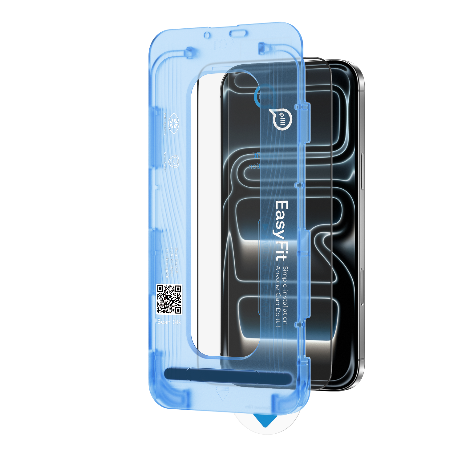 ClearGlass SnapFit iPhone Air Ekran Koruyucu - Görsel 3